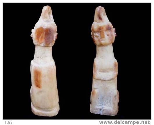 - Statuette Amulette Du TIMOR Oriental II / Little Man Figure From Timor - Art Asiatique