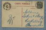 N° 81 Op Postkaart Met Achthoekige Telegraafstempel LIEGE (CENTRAL) Op 9/12/1908 - Autres & Non Classés