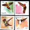 Brazil 1981 Birds Mint Stamps. - Colibrì