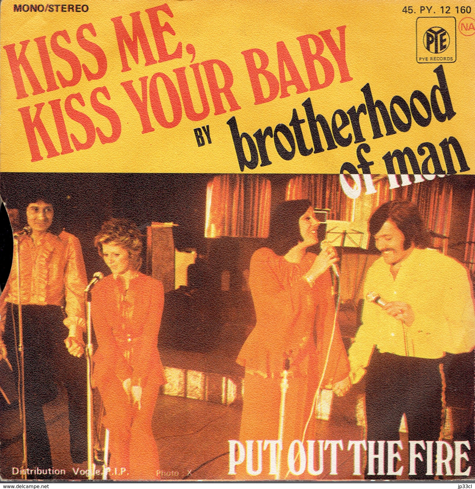 KISS ME, KISS YOUR BABY Par Brotherhood Of Man - Autres - Musique Anglaise