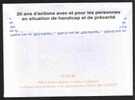 PAP Réponse Handicap International Lyon Autorisation N° 78369 N° Au Dos : 0207677 - PAP: Antwort/Luquet