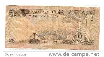 Billet D´arabie Saoudite 1 Riyal - Saudi Arabia