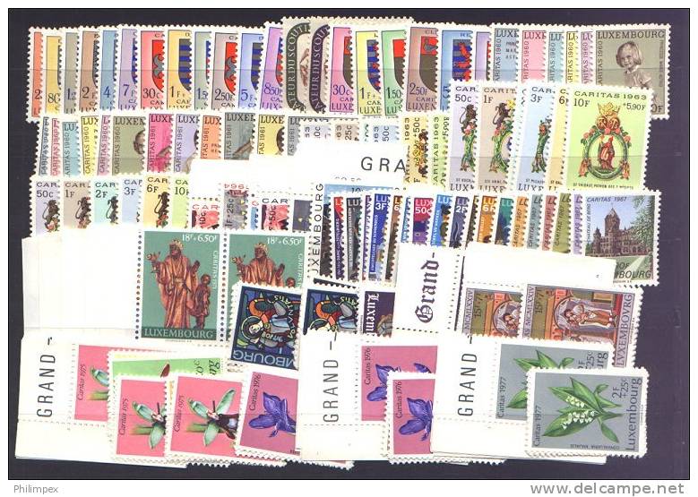 LUXEMBOURG GOOD GROUP 1914/1980 F/VF MLH/U - Collections