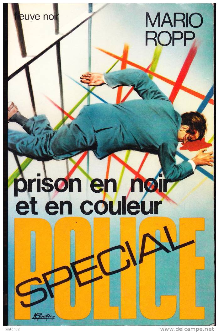 FN - Spécial Police N° 1381 - Prison En Noir Et En Couleur - Mario Ropp - ( EO 1977 ) . - Fleuve Noir