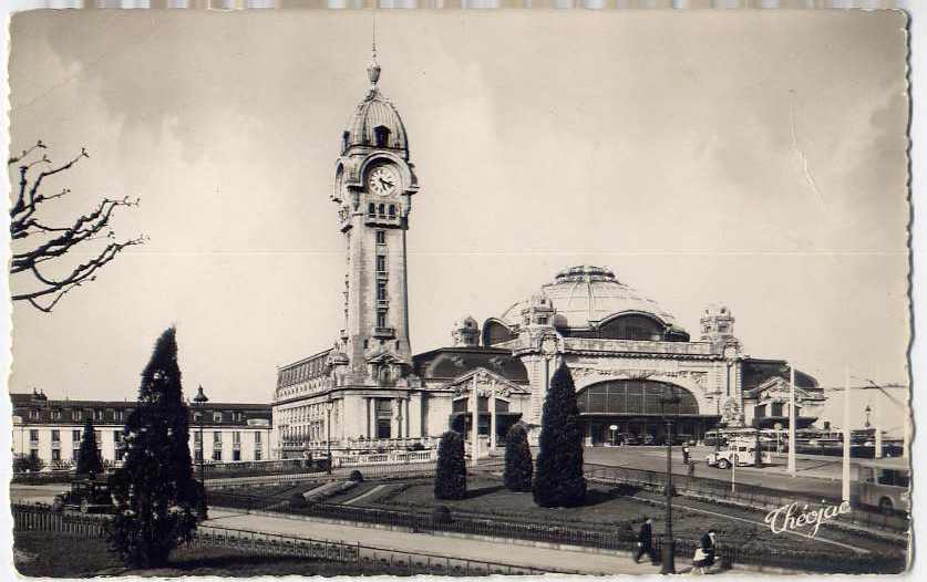 LIMOGES-1956-Flamme Temporaire"FOIRE EXPOSITION LIMOGES 1956 -19 Au 31 MAI"sur Cpsm GARE Des BENEDICTINS N°85.20 - Sonstige & Ohne Zuordnung