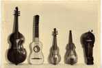 CARTE DE PLUSIEURS INSTRUMENTS  A CORDES - Musica