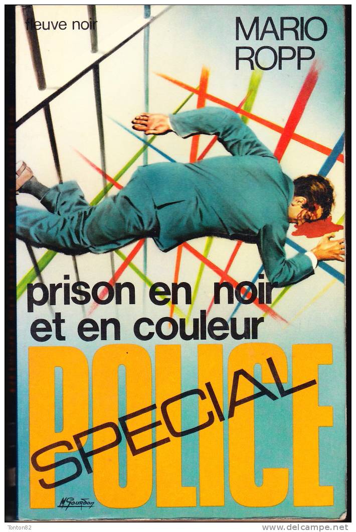 FN. Spécial Police N° 1381 - Prison En Noir Et En Couleur - Mario Ropp - ( EO 1977 ) . - Fleuve Noir