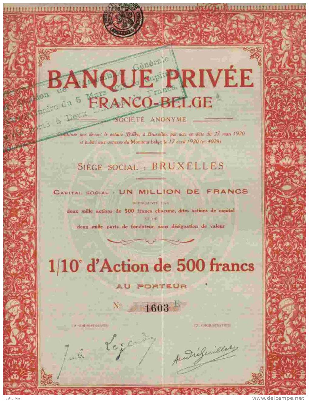 BANQUE PRIVEE - Bank En Verzekering