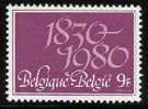 Belgium 1980 Stamp MNH Independence 2013 #1010 - Unused Stamps