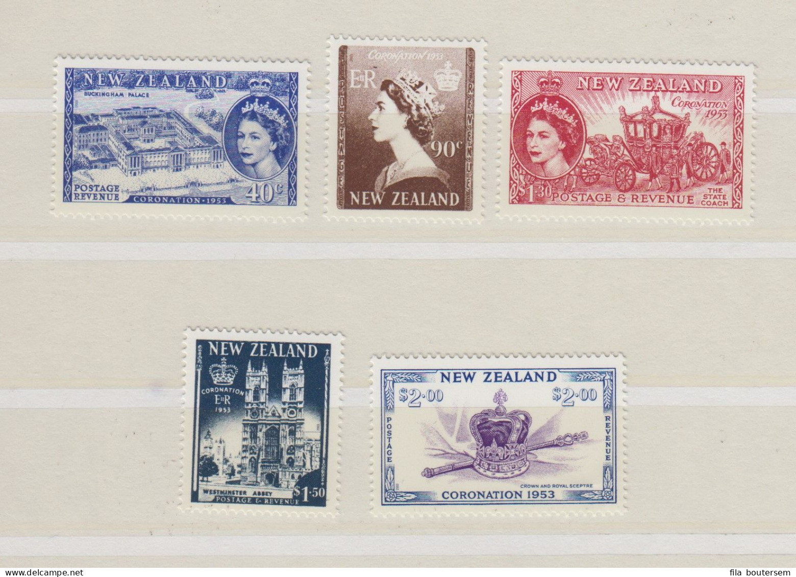 New Zealand : 04/06/2003  "50th Anniversary Of The Coronation Of Elizabeth II" - Unused Stamps