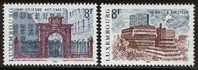 LUXEMBURG 1981 Stamps MNH Buildings 1029-30 # 861 - Neufs