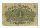 Billet D´allemagne 1 Mark 1920 - 1 Mark