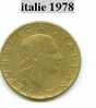 Piece D´italie 200 Lires 1978 - Andere & Zonder Classificatie