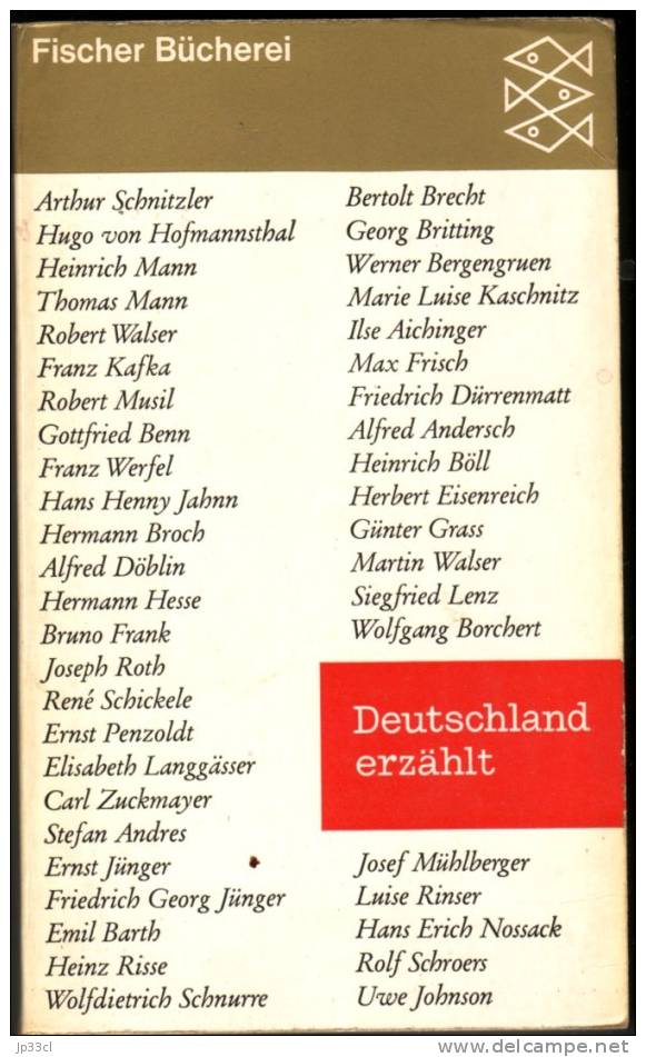Deutschland Erzählt - 46 Erzählungen (Fischer Bücherei, 1964) - Autores Alemanes