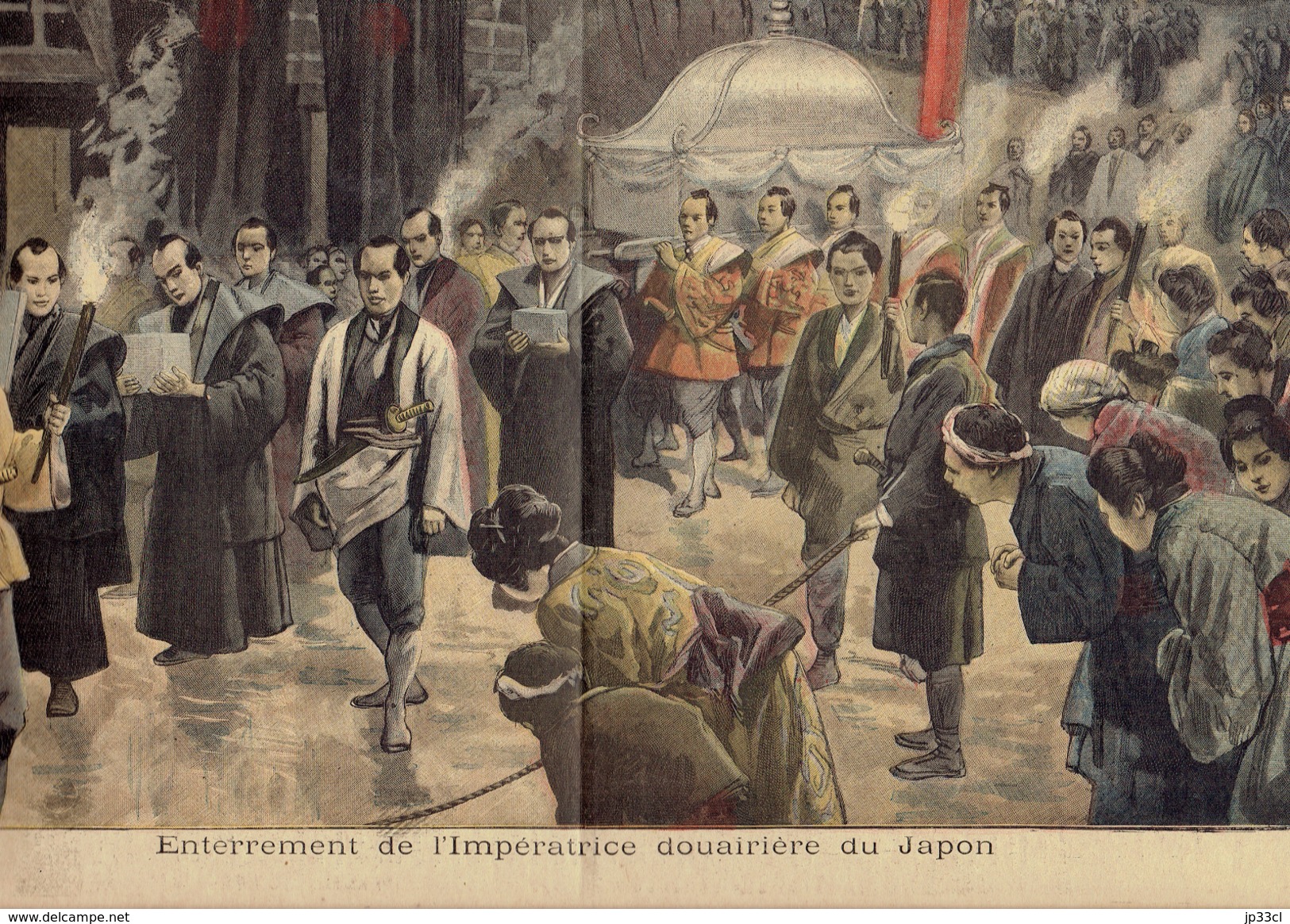 LE PETIT JOURNAL 335 18 Avril 1897 Naufrage Ville  Saint-Nazaire Jaqueneau Nicolaï Radeau De La Méduse Impératrice Japon - 1850 - 1899