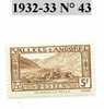 Timbre D´andorre 1932-33 N° 43 - Unused Stamps