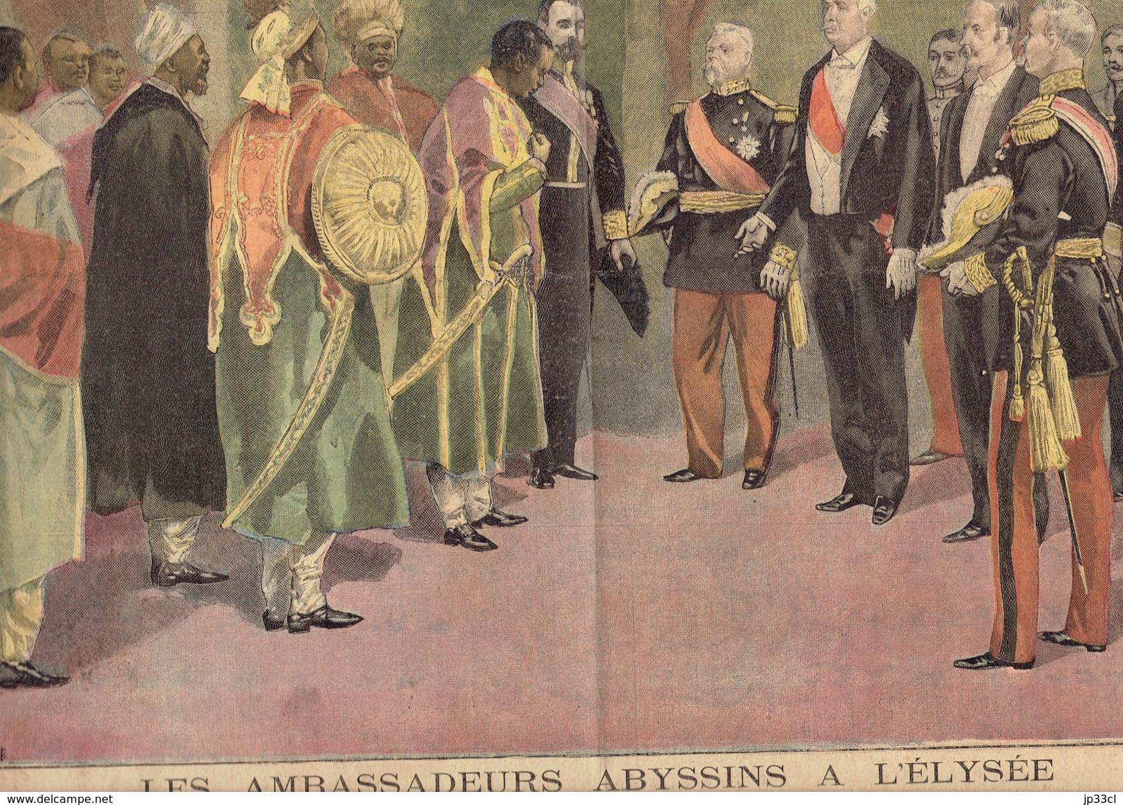 LE PETIT JOURNAL N° 401 - 24 Juillet 1898 Ernestine Curot Colonel Combes Constantine Vernet Abyssinie Élysée - 1850 - 1899