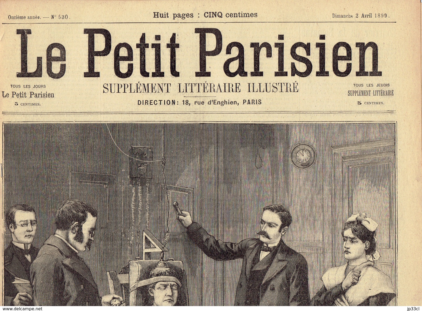 LE PETIT PARISIEN N° 530 (2 Avril 1899) Exécution De Martha Place Chaise électrique Meurtre - 1850 - 1899