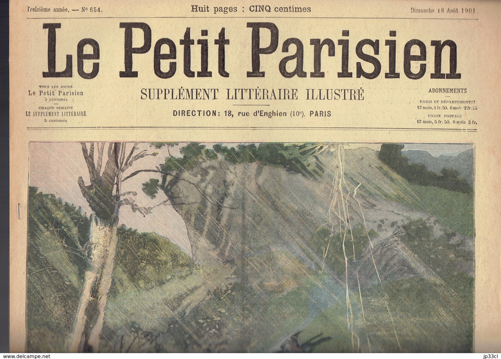 LE PETIT PARISIEN N° 654 Du 18 Août 1901 Alexandre III Tsar Tsarine Imperatrice Frédéric Chaleur à Paris - Le Petit Parisien