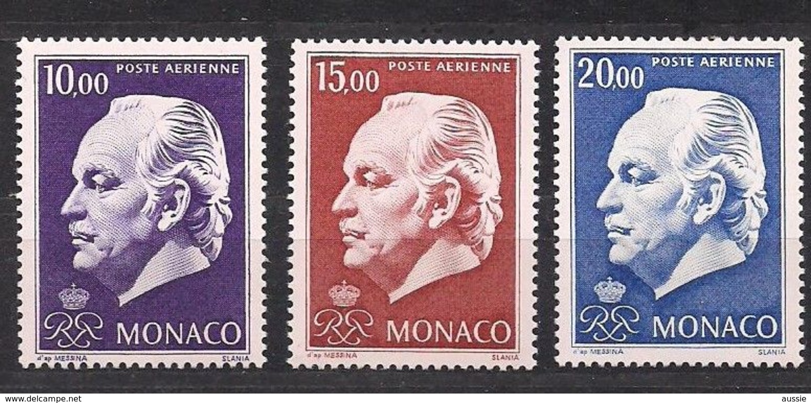 Monaco 1974 Yvertn°LP  PA 97-99 *** MNH Cote 40.50 Euro - Posta Aerea