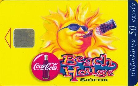 Hungary - S1997-08 - Coca Cola Beach House - Surf - First Issue - Hungría