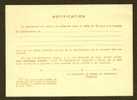 France. Carte FM - Convocation Pour Le Service Militaire - - Lettres & Documents