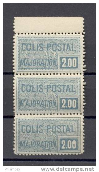 FRANCE, RAILWAY STAMP 1926 VF MNH STRIP OF 3 - Neufs