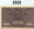 Billet De Pologne 1000 Date De 1919 - Poland