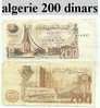 Rare Billet D´algerie 200 Dinars - Algérie
