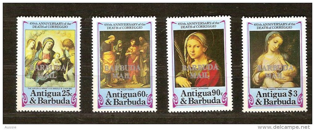 Barbuda  Mail 1984 Yvertnr. 716-19 *** MNH Cote 6,00 Euro - Antigua Et Barbuda (1981-...)