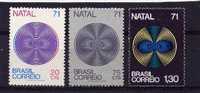 Brazilie Brésil 1971 Yvertn°  974-76 *** MNH Cote 14 € Kerstmis Noel Christmas - Unused Stamps