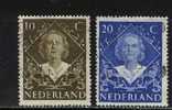 NEDERLAND 1948 Inhuldiging Serie 506-507 Used # 1157 - Used Stamps