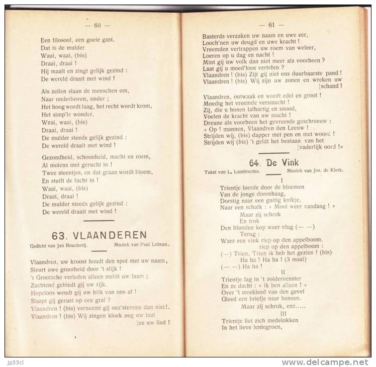 Leuvensche Liederavonden Leider : R. Vansteenbeeck Drukkerij Vanbiesem 1913 + 16 Bladzijden Reclame Voor Leuvense Firma' - Other & Unclassified