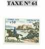 Timbre De Monaco N° 61 - Impuesto