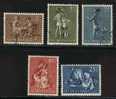 NEDERLAND 1954 Kinder Serie 649-653 Used # 1181 - Used Stamps