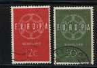 NEDERLAND 1959 Europa Serie 727-728 Used # 1194 - Usados