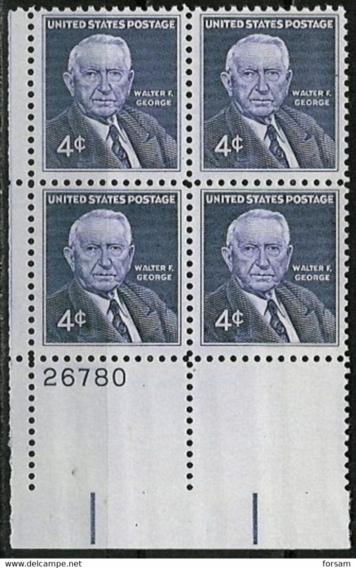 USA..1960..Michel # 800...BLOCK 4 STAMPS...MNH. - Unused Stamps