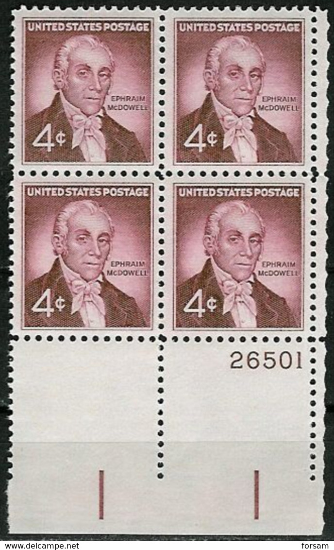 USA..1959..Michel # 765...BLOCK 4 STAMPS....MNH. - Unused Stamps