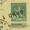 Entier Ontwaard Met Naamstempel GAND 1 - Linear Postmarks