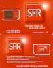 FRANCE CARTE GSM SFR ROUGE NEUVE PUCE GEM RARE A SAISIR - Prepaid: Mobicartes