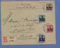 Bz 1tot4 Op Aangetekende Brief , Cirkelstempel BRUSSEL Op 5/10/1914 - OC1/25 Gouvernement Général