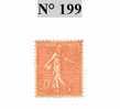 FRANCE Semeuse 50 C Rouge N° 199 - 1903-60 Sower - Ligned