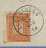 108 Op Postkaart Met Cirkelstempel ELLEZELLES Op 15/08/1914 (Offensief W.O.I) - Altri & Non Classificati