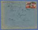 118 (x2) Op Brief Stempel POSTES MILITAIRES BELGIQUE Op 9/8/15 - 1912 Pellens