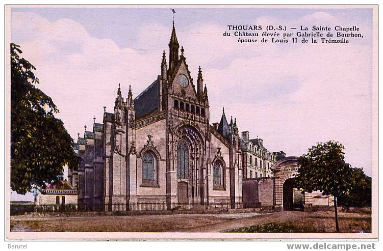 THOUARS - La Sainte Chapelle Du Château - Thouars