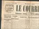 Le Courrier 2/6/1929 Verkiezingsresultaten - Historical Documents