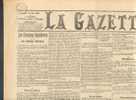 La Gazette 26/5/1902 Verkiezingsresultaten - Historische Documenten