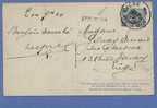 193 Op Postkaart, Cirkelstempel LIEGE Op 15/09/1924  Met Naamstempel  STOUMONT - Linear Postmarks