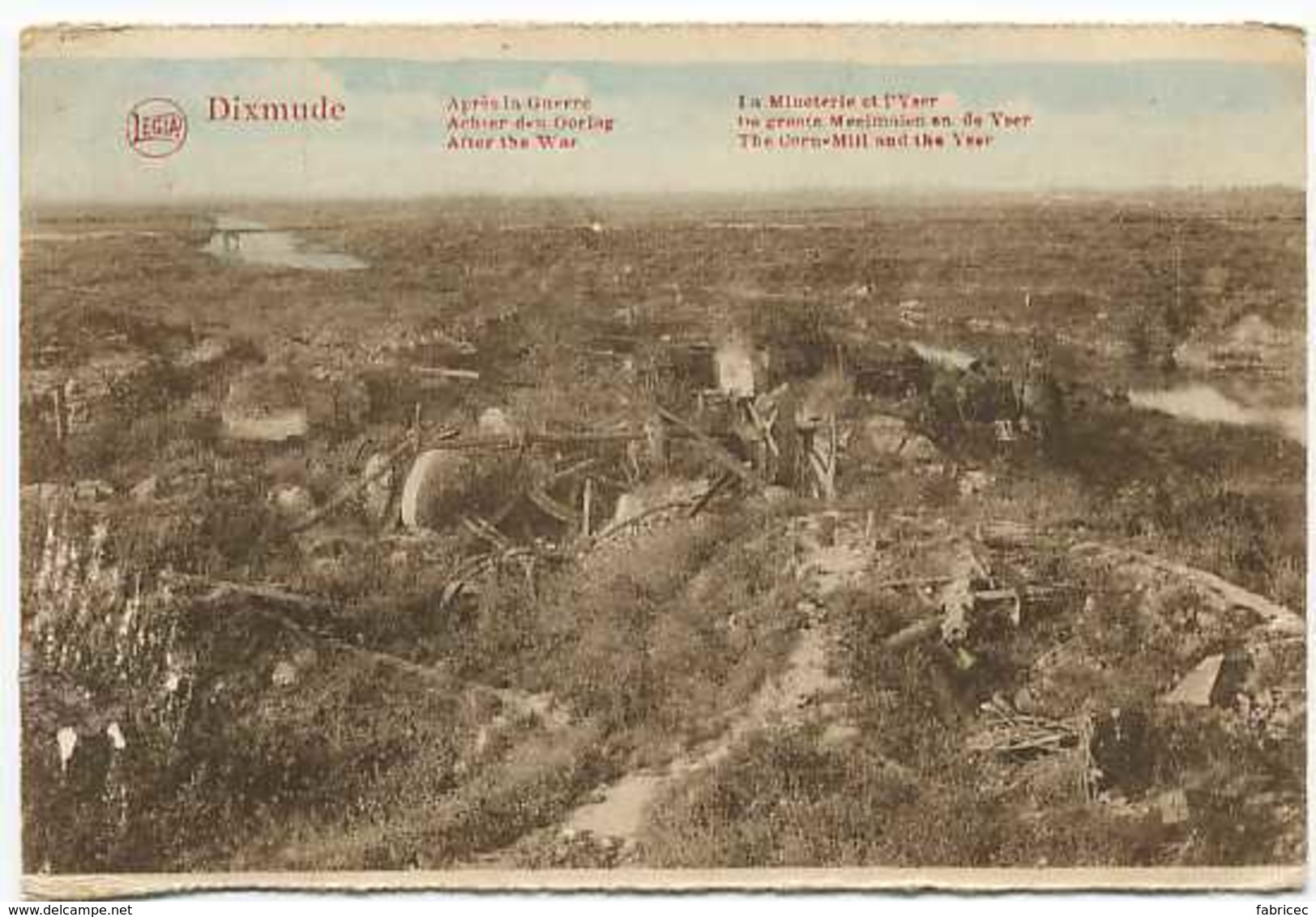 Dixmude - Après La Guerre - La Minoterie Et L'Yser - Diksmuide