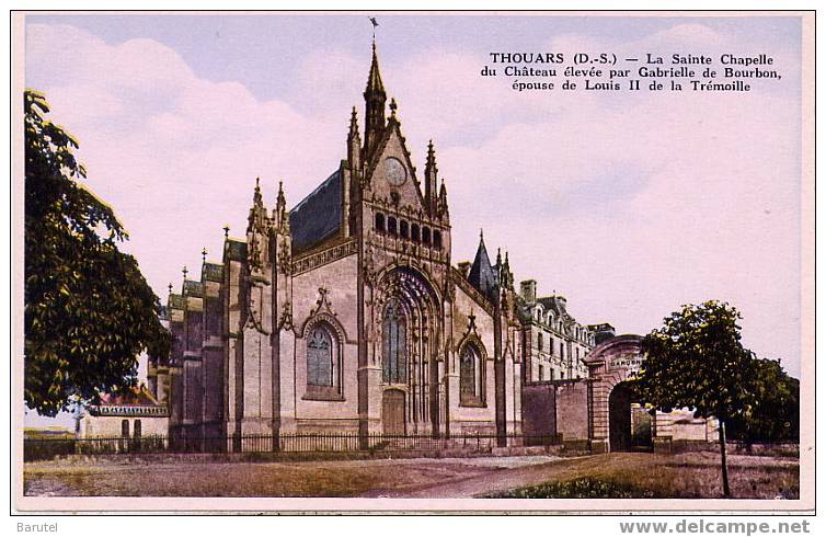 THOUARS - La Sainte Chapelle Du Château - Thouars